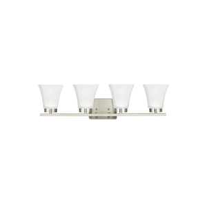 GL4411604EN3962 Bayfield 4 or More Bulb Bathroom Lighting - Brushed Nickel