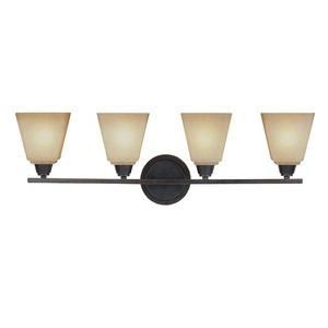 GL4413004845 Parkfield 4 or More Bulb Bathroom Lighting - Flemish Bronze