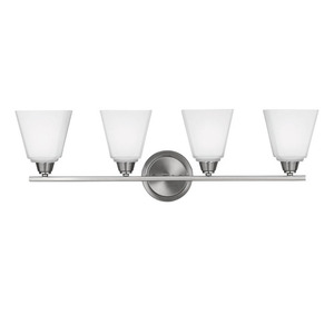 GL4413004962 Parkfield 4 or More Bulb Bathroom Lighting - Brushed Nickel