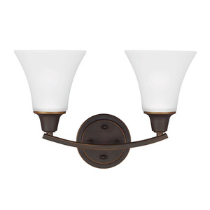 GL4413202715 Metcalf 2 Bulb Bathroom Lighting - Autumn Bronze