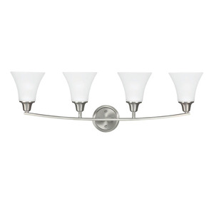 GL4413204962 Metcalf 4 or More Bulb Bathroom Lighting - Brushed Nickel