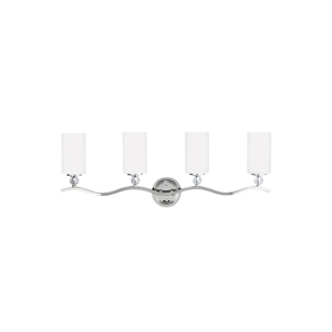 GL4413404EN305 Englehorn 4 or More Bulb Bathroom Lighting - Chrome