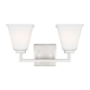 S4413702EN3962 Ellis Harper 2 Bulb Bathroom Lighting - Brushed Nickel