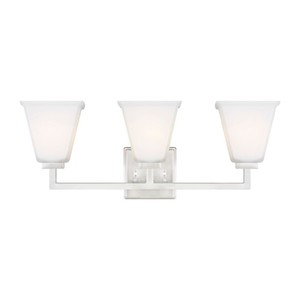 S4413703962 Ellis Harper 3 Bulb Bathroom Lighting - Brushed Nickel