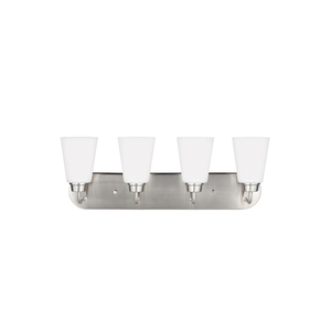 GL4415204962 Kerrville 4 or More Bulb Bathroom Lighting - Brushed Nickel