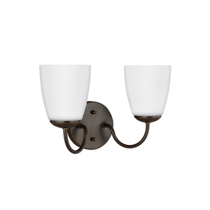 GL4416602EN3782 Bannock 2 Bulb Bathroom Lighting - Heirloom Bronze