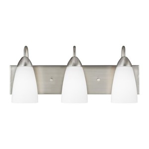 GL4420203962 Seville 3 Bulb Bathroom Lighting - Brushed Nickel