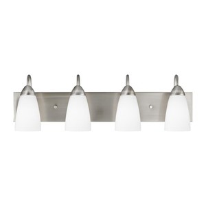 GL4420204962 Seville 4 or More Bulb Bathroom Lighting - Brushed Nickel