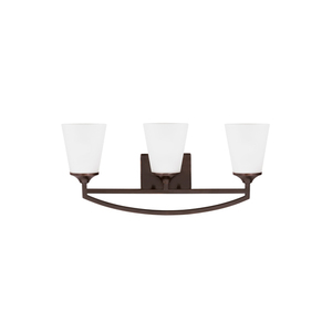 GL4424503EN3710 Hanford 3 Bulb Bathroom Lighting - Bronze