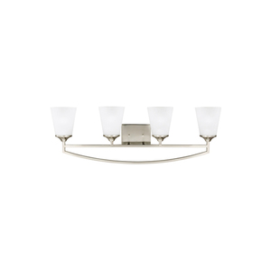 GL4424504962 Hanford 4 or More Bulb Bathroom Lighting - Brushed Nickel