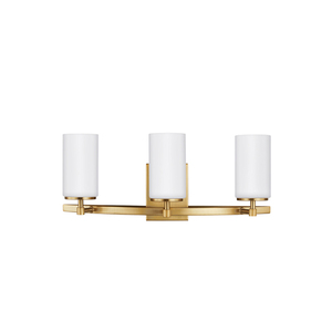 GL4424603848 Alturas 3 Bulb Bathroom Lighting - Satin Brass