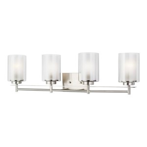 S4437304962 Elmwood Park 4 or More Bulb Bathroom Lighting - Brushed Nickel