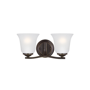 GL4439002782 Emmons 2 Bulb Bathroom Lighting - Heirloom Bronze