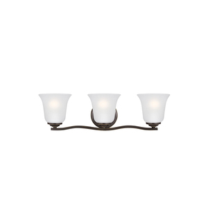 GL4439003782 Emmons 3 Bulb Bathroom Lighting - Heirloom Bronze