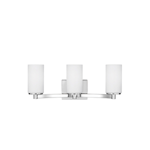 GL4439103EN305 Hettinger 3 Bulb Bathroom Lighting - Chrome GL4439103EN305 Hettinger 3 Bulb Bathroom Lighting - Chrome