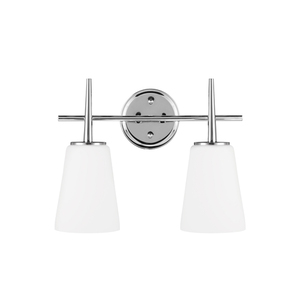 GL4440402EN305 Driscoll 2 Bulb Bathroom Lighting - Chrome