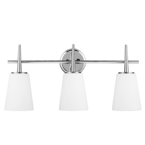 GL444040305 Driscoll 3 Bulb Bathroom Lighting - Chrome