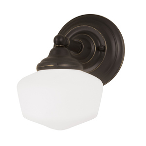 GL44436782 Academy 1 Bulb Wall Sconce - Heirloom Bronze