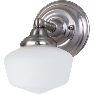 GL44436962 Academy 1 Bulb Wall Sconce - Brushed Nickel