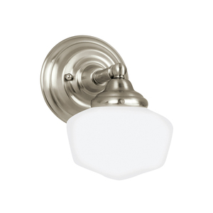 GL44436EN3962 Academy 1 Bulb Wall Sconce - Brushed Nickel GL44436EN3962 Academy 1 Bulb Wall Sconce - Brushed Nickel