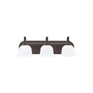 GL44627EN3782 Wheaton 3 Bulb Bathroom Lighting - Heirloom Bronze