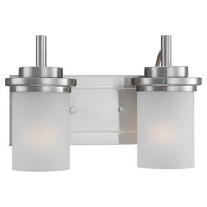 GL44661962 Winnetka 2 Bulb Bathroom Lighting - Brushed Nickel