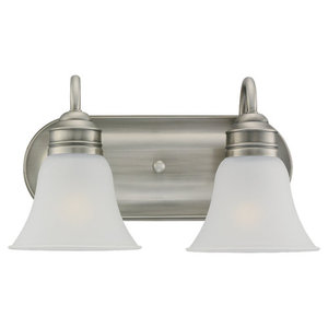 GL44851965 Gladstone 2 Bulb Bathroom Lighting - Antique Brushed Nickel GL44851965 Gladstone 2 Bulb Bathroom Lighting - Antique Brushed Nickel