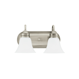 GL44851EN3965 Gladstone 2 Bulb Bathroom Lighting - Antique Brushed Nickel GL44851EN3965 Gladstone 2 Bulb Bathroom Lighting - Antique Brushed Nickel