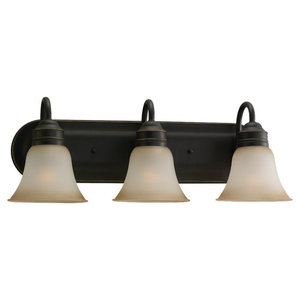 GL44852782 Gladstone 3 Bulb Bathroom Lighting - Heirloom Bronze