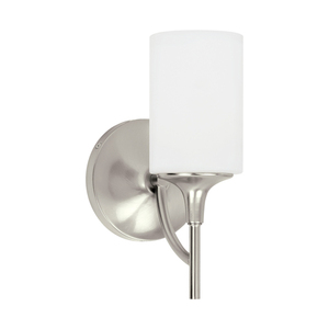 GL44952EN3962 Stirling 1 Bulb Wall Sconce - Brushed Nickel
