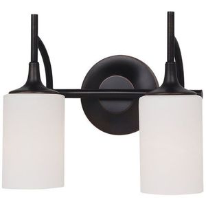 GL44953710 Stirling 2 Bulb Bathroom Lighting - Burnt Sienna