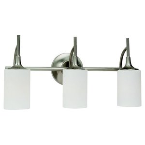 GL44954962 Stirling 3 Bulb Bathroom Lighting - Brushed Nickel