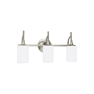 GL44954EN3962 Stirling 3 Bulb Bathroom Lighting - Brushed Nickel