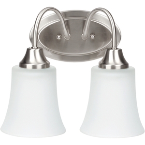 GL44806962 Holman 2 Bulb Bathroom Lighting - Brushed Nickel