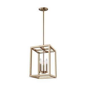 GL5134503848 Moffet Street Entrance / Foyer Pendant Light - Satin Brass