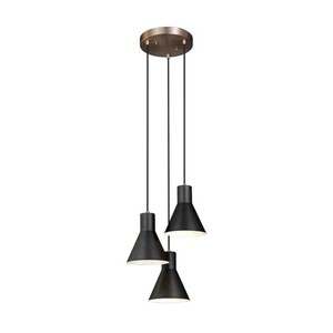 GL5141303848 Towner Multi Light Pendant Light - Satin Brass