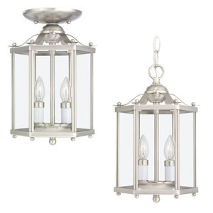 GL5232962 Bretton Entrance / Foyer Pendant Light - Brushed Nickel GL5232962 Bretton Entrance / Foyer Pendant Light - Brushed Nickel