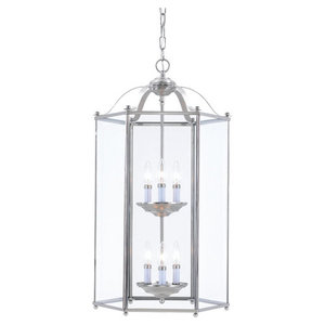 GL5233962 Bretton Entrance / Foyer Pendant Light - Brushed Nickel GL5233962 Bretton Entrance / Foyer Pendant Light - Brushed Nickel