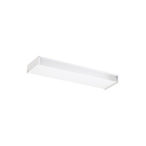 GL5913691S15 Drop Lens LED Flush Mount Ceiling Light - White