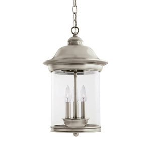 GL60081EN965 Hermitage Hanging Hanging Lantern - Antique Brushed Nickel