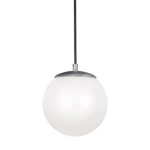 GL601893S04 Hanging Globe Mini-Pendant Pendant Light - Satin Aluminum