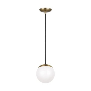 S6018EN3848 Hanging Globe Down Light Pendant Light - Satin Brass