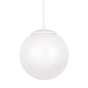 GL602093S15 Hanging Globe Down Light Pendant Light - White