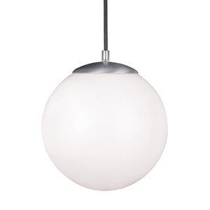 GL6020EN304 Hanging Globe Entrance / Foyer Pendant Light - Satin Aluminum