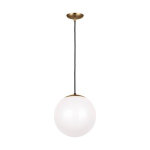 S6022848 Retro Hanging Globe Down Light Pendant Light - Satin Brass