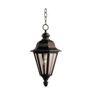 GL602512 Brentwood Hanging Hanging Lantern - Black