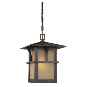 GL6088051 Medford Lakes Hanging Hanging Lantern - Statuary Bronze