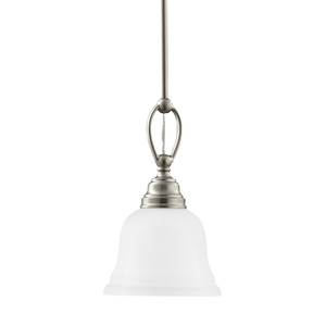 GL61625EN3962 Wheaton Down Light Pendant Light - Brushed Nickel