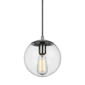 GL650180104 Hanging Globe Mini-Pendant Pendant Light - Satin Aluminum