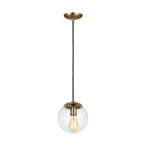 S6501801848 Hanging Globe Mini-Pendant Pendant Light - Satin Brass